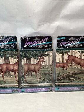 Impact Deer Self Adhesive Border Hunting White Tail Forest Buck Doe Fawn 15 Yard